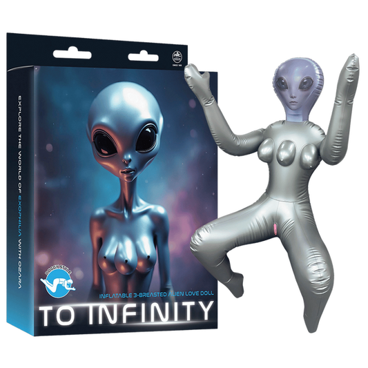 Excellent Power | To Infinity - Inflatable 3-Breasted Alien Love Doll - (Ozara Doggy Style)