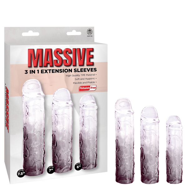 Excellent Power Massive 3 In 1 Extension Sleeve (Smoke)