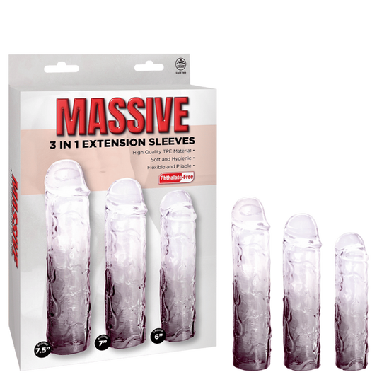 Excellent Power Massive 3 In 1 Extension Sleeve (Smoke)