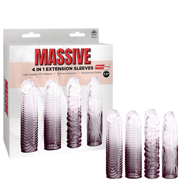 Excellent Power Massive 4 In 1 Extension Sleeve (Smoke)