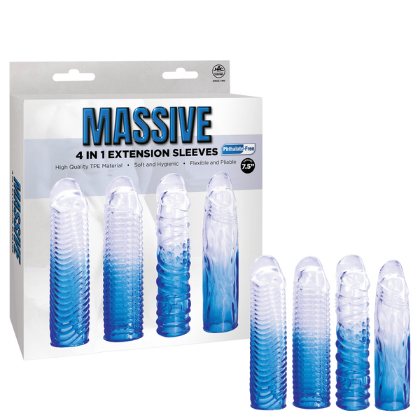 Excellent Power Massive 4 In 1 Extension Sleeve (Blue)