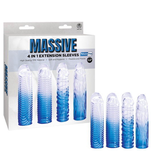 Excellent Power Massive 4 In 1 Extension Sleeve (Blue)