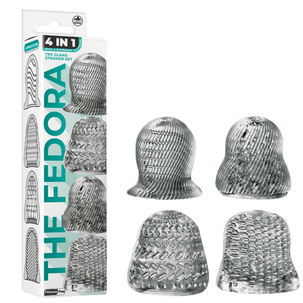 Excellent Power The Fedora 4 In 1 Glans Stroker Masturbator Sleeves Smoke