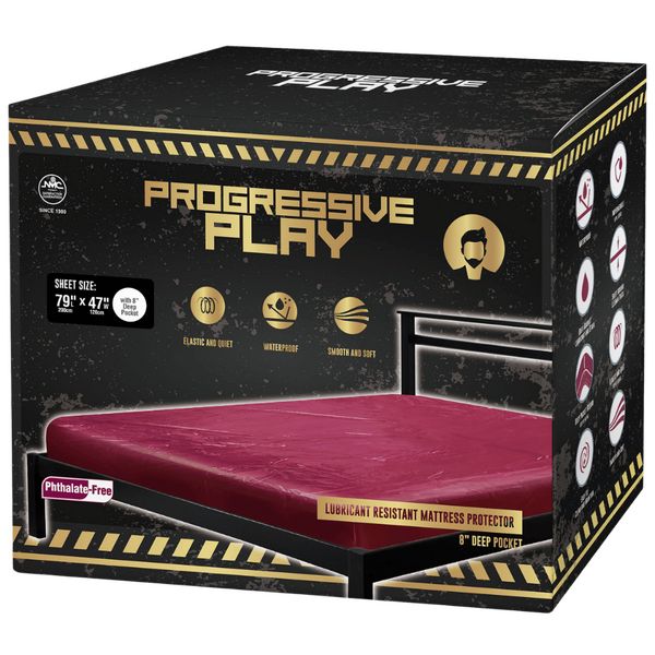 Excellent Power | Lubricant Resistant Mattress Protector (Red) (King Single)