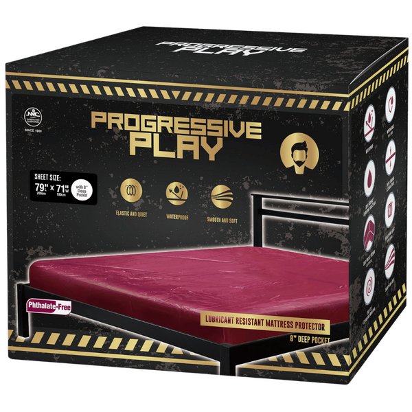 Excellent Power | Lubricant Resistant Mattress Protector (Red) (King Size)