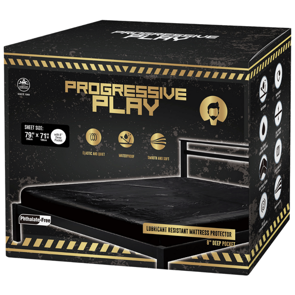 Excellent Power | Lubricant Resistant Mattress Protector (Black) (King Size)