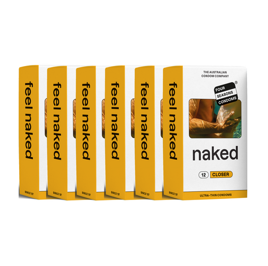Four Seasons Naked Closer Fit Condoms BULK (6 X 12's Tray)