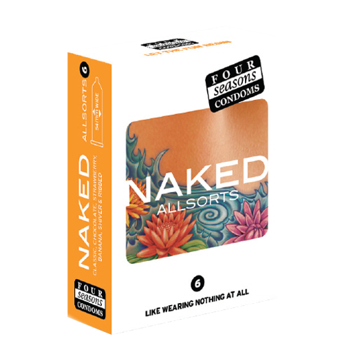 Four Seasons Naked Allsorts Condoms 6's