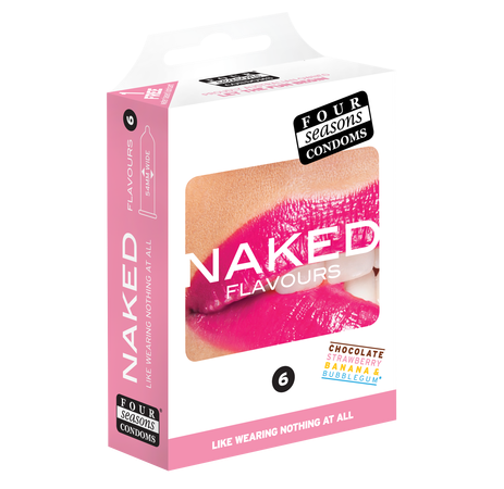 Four Seasons Naked Flavours Condoms 6's