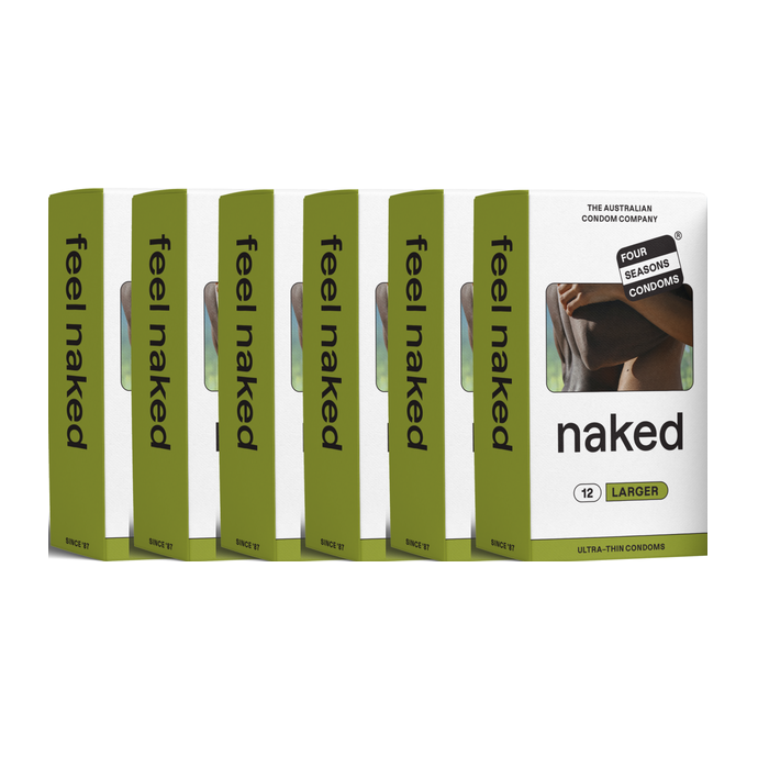 Four Seasons Naked Larger Condoms BULK (6 X 12's Tray)