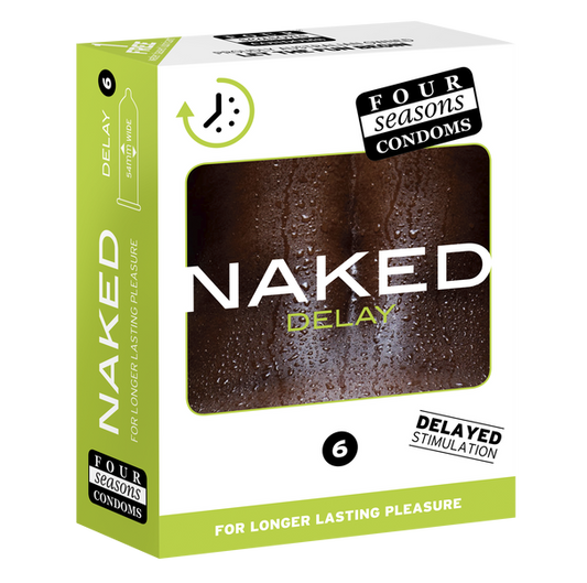 Four Seasons Naked Delay Condoms 6's