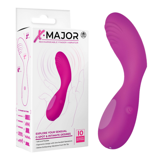 Excellent Power X Major - Rechargeable Finger Vibrator (Pink)