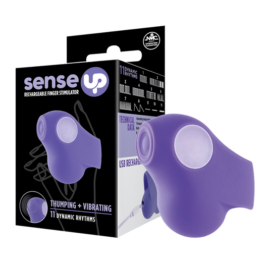 Excellent Power Sense Up - Rechargeable Finger Stimulator (Purple)