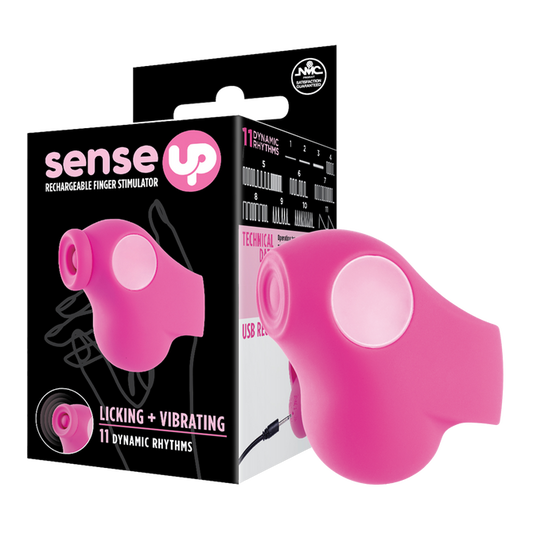 Excellent Power Sense Up - Rechargeable Finger Stimulator (Pink)