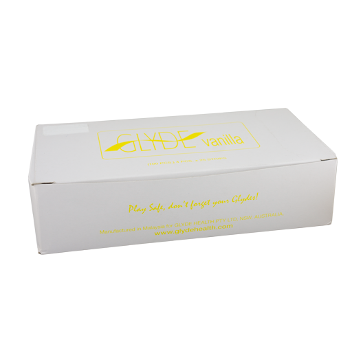 Glyde Cola Black 53mm Vegan Friendly Condoms - BULK PACK 100 Pieces