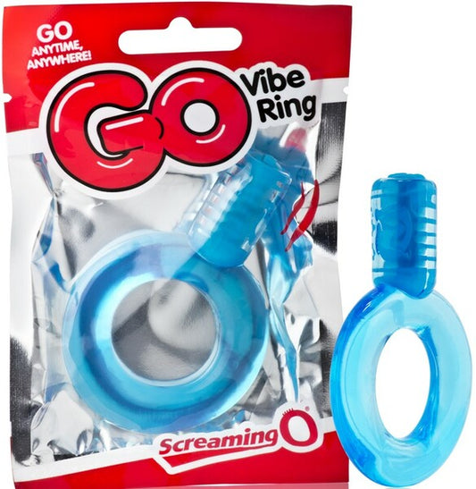 ScreamingO Go Vibe Vibrating Erection Ring - Blue