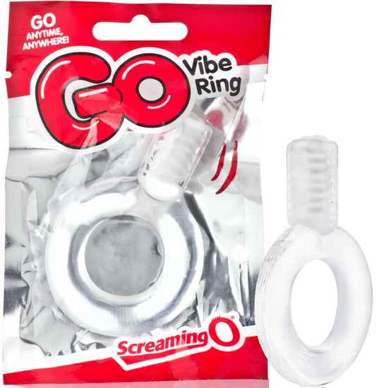 ScreamingO Go Vibe Vibrating Erection Ring - Clear