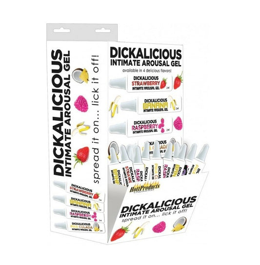 Hott Products | Dickalicious Penis Arousal Gel (144 Pieces of 2ml Tubes Display)