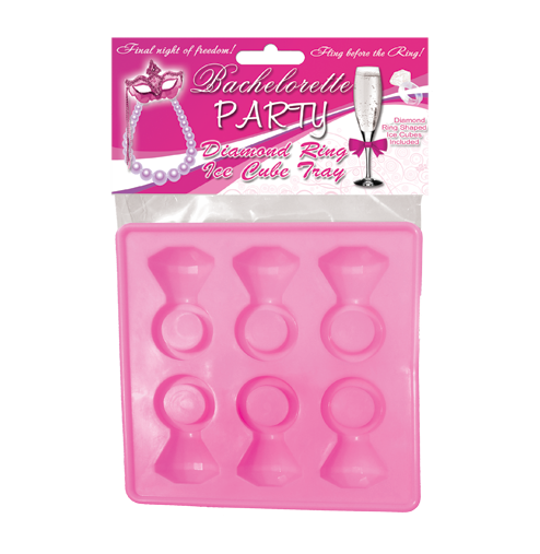 Bachelorette Party | Blue Balls - Diamond Rings Ice Cubes Tray