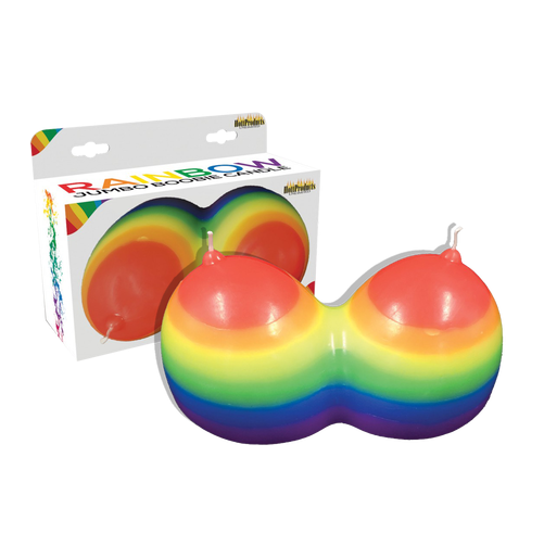 Hott Products | Rainbow Jumbow Boobie Candle