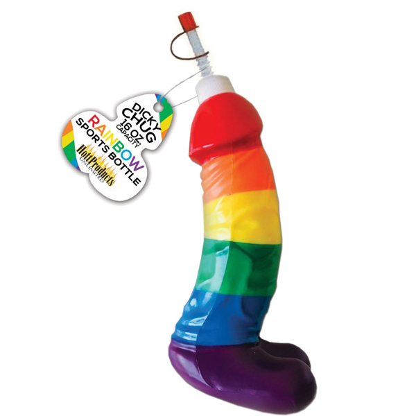 Hott Products | Dicky Chug Sports Bottle (Rainbow)