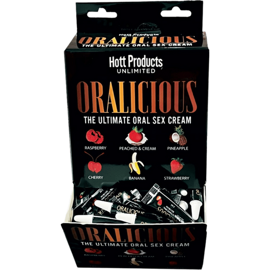 Hott Products | Oralicious Flavored Oral Sex Cream 2ml (144 X Display)