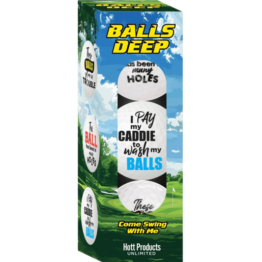 Hott Products | Balls Deep - Novelty Golf Balls