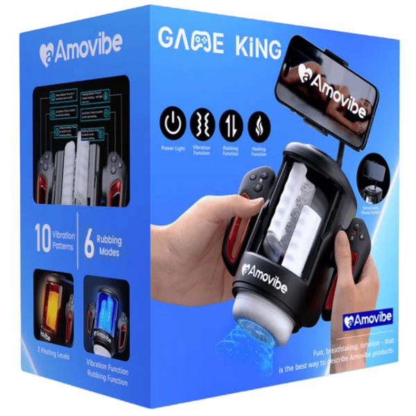 Amovibe Game King - Rubbing Heating Vibrating Male Masturbator