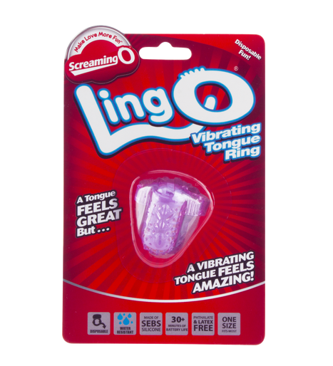 ScreamingO Ling O Vibrating Tongue Ring - Lavender