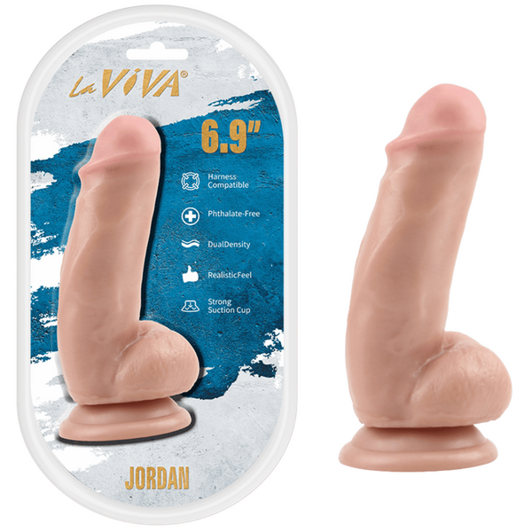 La Viva Aussie Dongs Jordan 6.9" Dildo Flesh