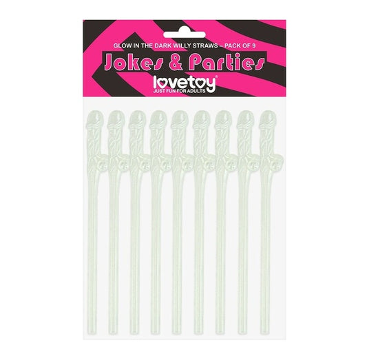 Lovetoy | Willy Straws (Glow in the Dark))