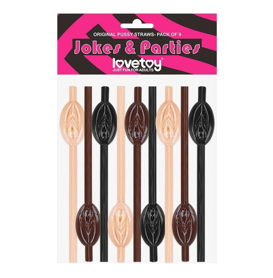 Lovetoy | Pussy Straws (Flesh, Brown, Black)