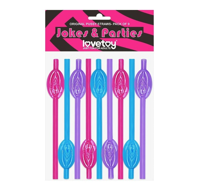Lovetoy | Pussy Straws (Blue, Pink, Purple)