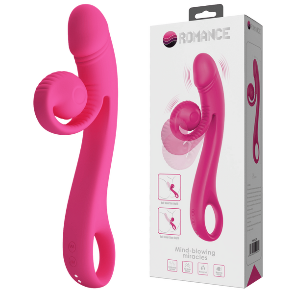 Pretty Love Romance - Beau - Mind Blowing Miracles - Dual Motor Vibrator Pink