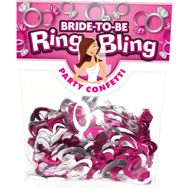 Ball & Chain Bride-To-Be - Ring Bling Party Confetti