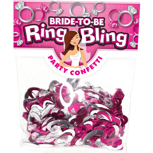 Ball & Chain Bride-To-Be - Ring Bling Party Confetti