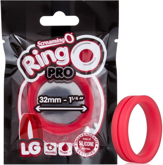 ScreamingO RingO Pro Large Cock Ring - Red