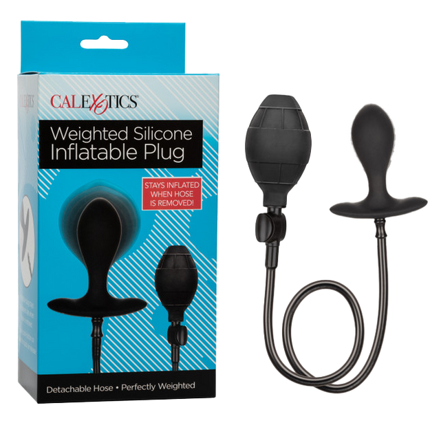 Calexotics Weighted Silicone Inflatable Plug
