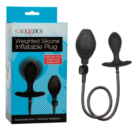 Calexotics Weighted Silicone Inflatable Plug