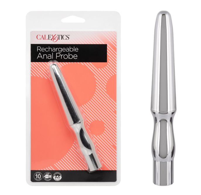 CalExotics Rechargeable Anal Probe (Silver)