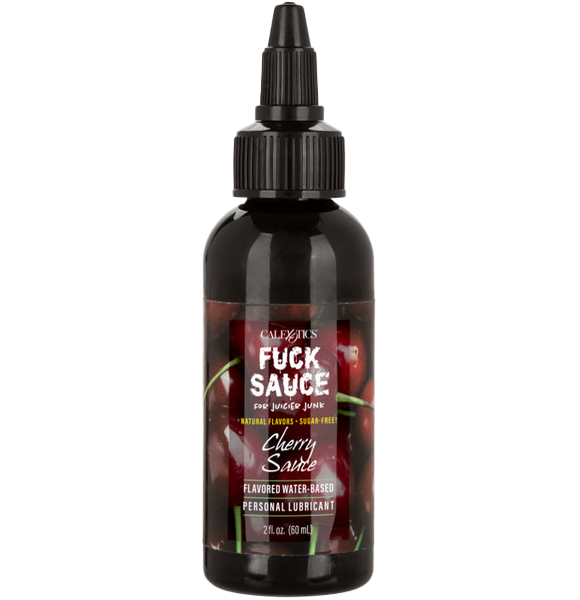 Calexotics Fuck Sauce Flavored Water Based Personal Lubricant Cherry 2oz/60ml