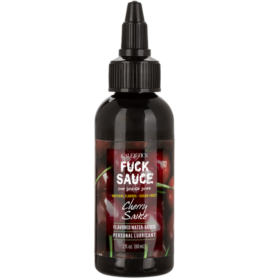 Calexotics Fuck Sauce Flavored Water Based Personal Lubricant Cherry 2oz/60ml