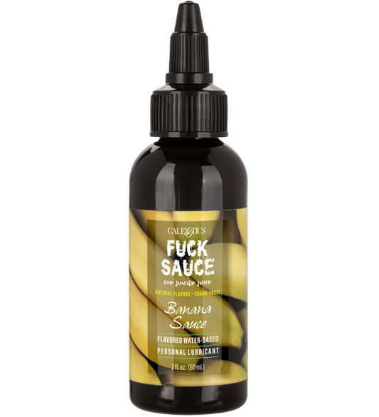 Calexotics Fuck Sauce Flavored Water Based Personal Lubricant Banana 2oz/60ml