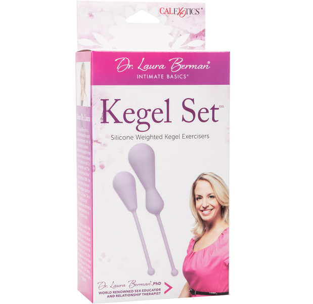 Calexotics Dr. Laura Berman Kegel Set Silicone Weighted Kegel Exercisers