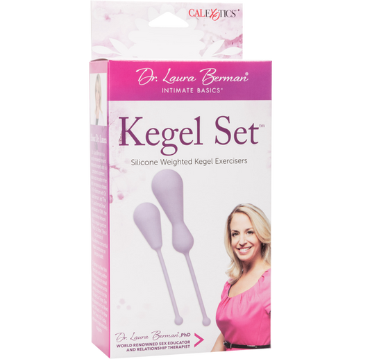 Calexotics Dr. Laura Berman Kegel Set Silicone Weighted Kegel Exercisers