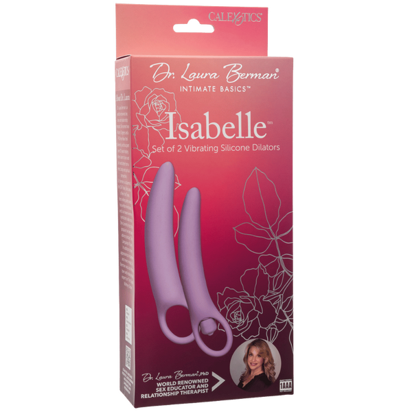 CALEXOTICS Dr. Laura Berman - Isabelle Set Of 2 Vibrating Silicone Dilators Set