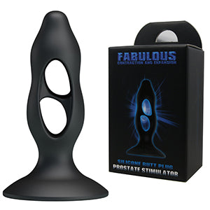 Pretty Love Butt Plug Silicone 4.1" x 1.3" Black