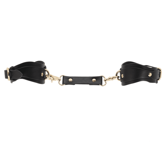 Love In Leather Shaped Faux Leather Ankle Cuffs