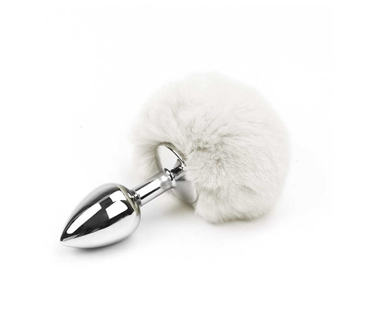 Love In Leather Bunny Tail Butt Plug - MULTIPLE COLOURS