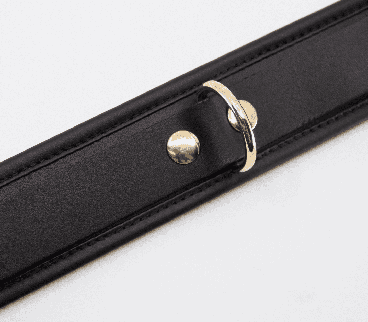 Love In Leather Leather Collar With Coloured Hardware